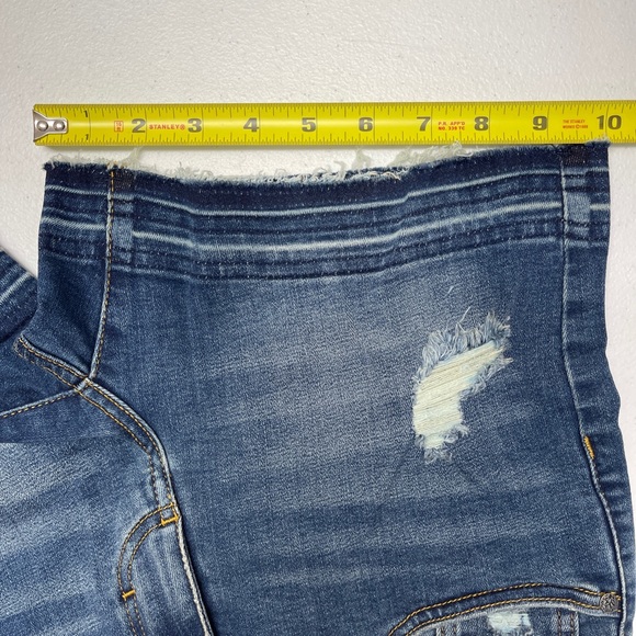 NWT Prana London Jean Shorts Raw Hem Blue Sz 4/27 - Picture 11 of 13